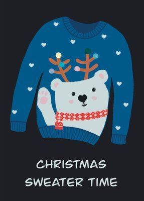 Листівка "Christmas sweater time" 10054 фото