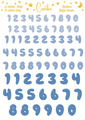 Digits Blue 29175 фото