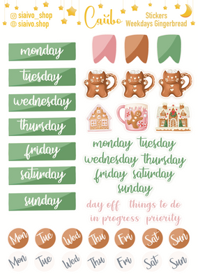 Weekdays Gingerbread 20247 фото