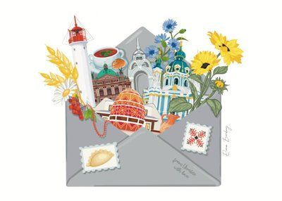 Листівка &ldquo;Конверт Україна&rdquo; 10081 фото