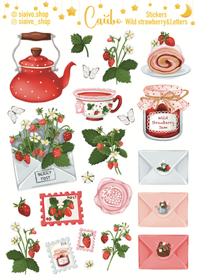 Wild strawberry&Letters 20160 фото