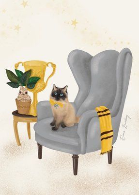 Листівка &ldquo;HuffleCat&rdquo; 10063 фото