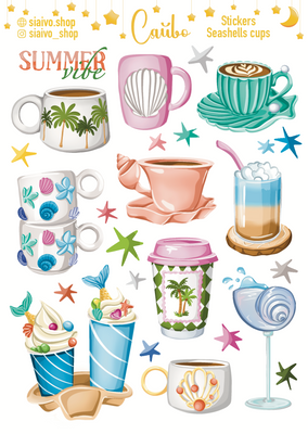 Seashells cups 20285 фото
