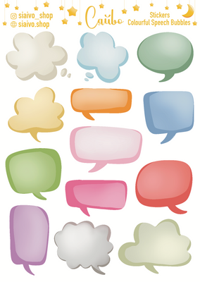 Colerful Speech Bubbles 20172 фото